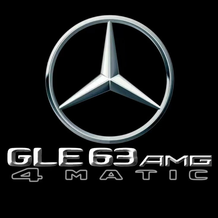 MERCEDES BENZ GLE 63 AMG LOGO PROJECTOR LIGHTS  (quantity 1 = 1 sets/2 door lights)Nr.03f036