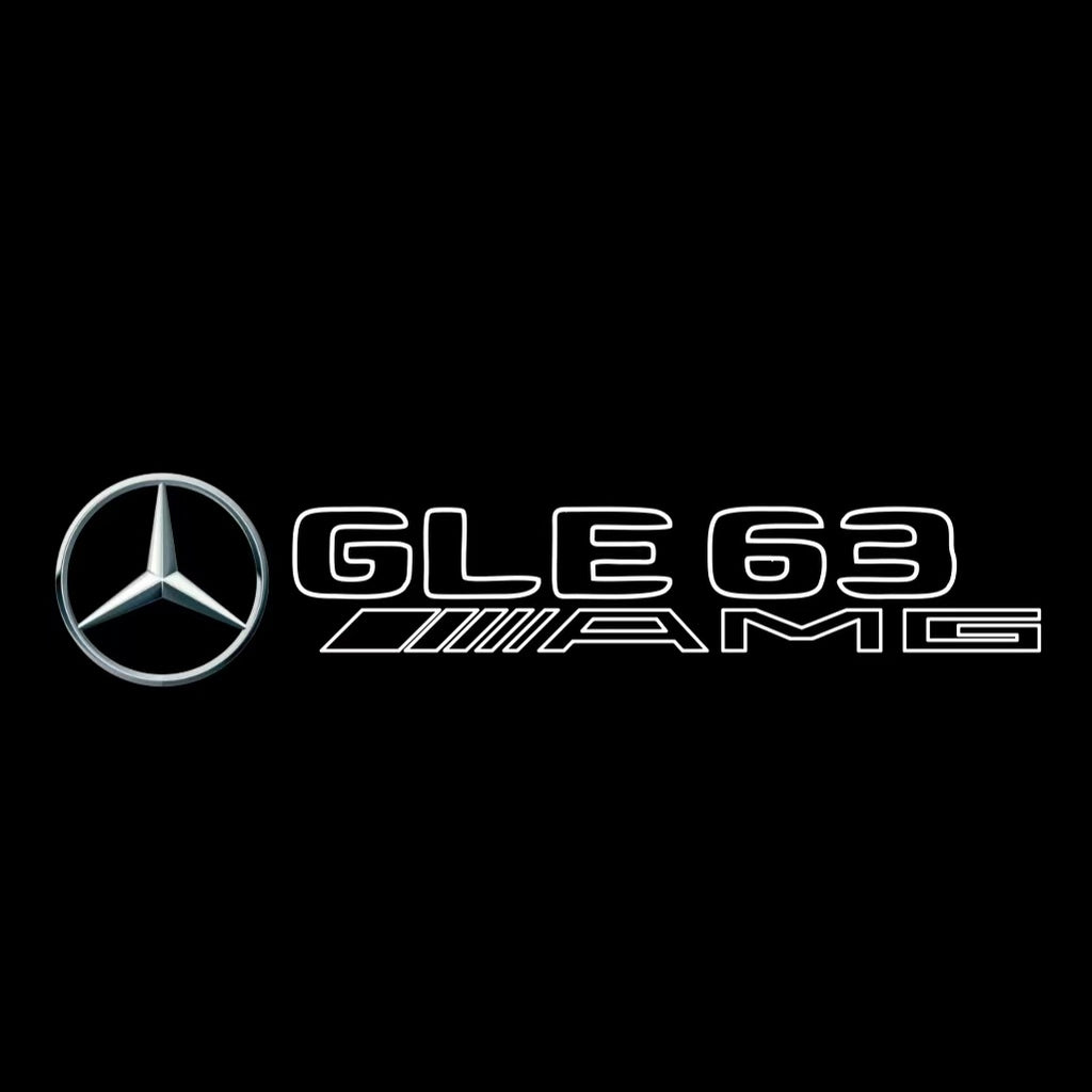MERCEDES BENZ GLE 63 AMG LOGO PROJECTOR LIGHTS  (quantity 1 = 1 sets/2 door lights)Nr.03f038