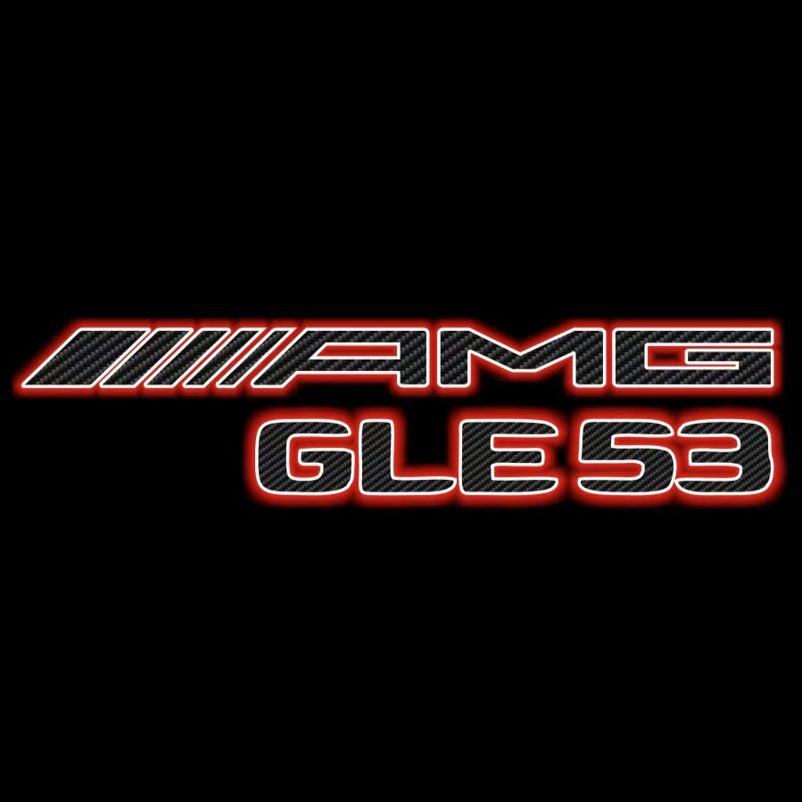 MERCEDES BENZ GLE 53 AMG LOGO PROJECTOR LIGHTS  (quantity 1 = 1 sets/2 door lights)Nr.03f034