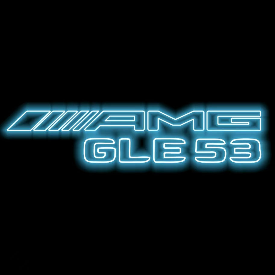 MERCEDES BENZ GLE 53 AMG LOGO PROJECTOR LIGHTS  (quantity 1 = 1 sets/2 door lights)Nr.03f035