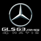 MERCEDES BENZ GLS 63 AMG LOGO PROJECTOR LIGHTS  (quantity 1 = 1 sets/2 door lights)Nr.03f027