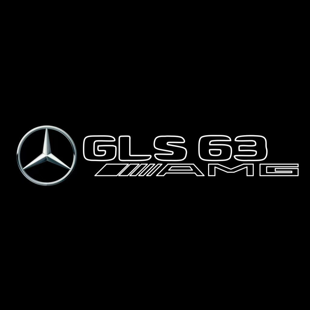 MERCEDES BENZ GLS 63 AMG LOGO PROJECTOR LIGHTS  (quantity 1 = 1 sets/2 door lights)Nr.03f028