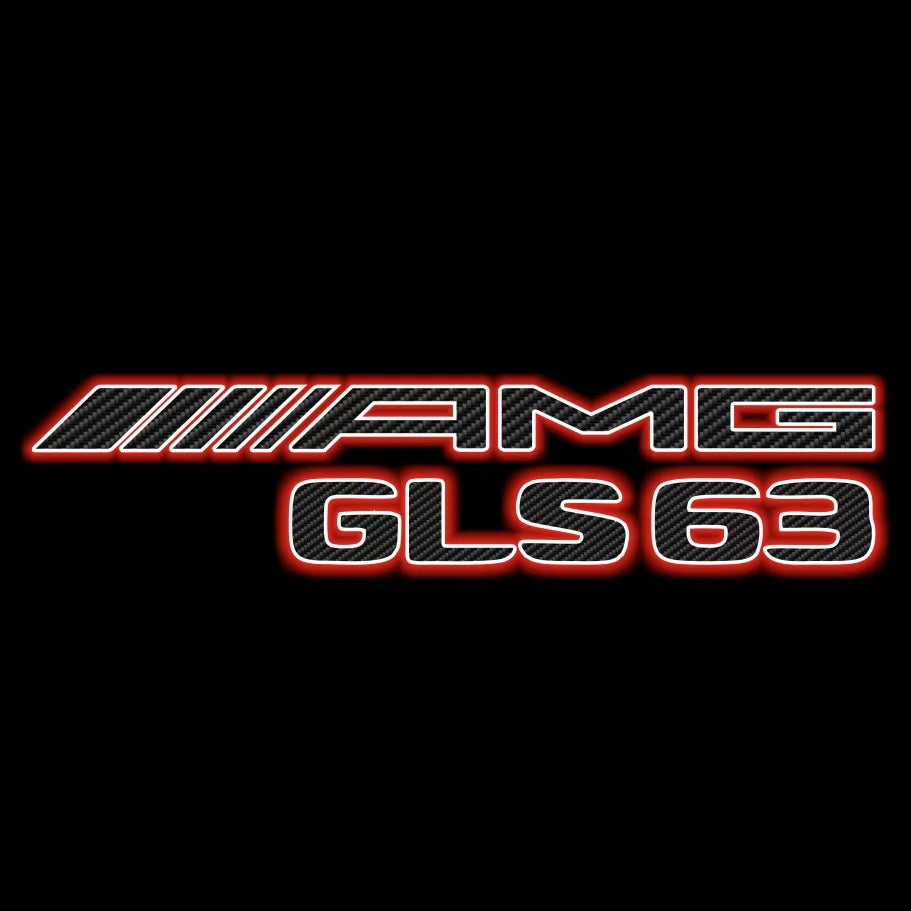 MERCEDES BENZ GLS 63 AMG LOGO PROJECTOR LIGHTS  (quantity 1 = 1 sets/2 door lights)Nr.03f033