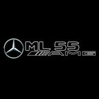 MERCEDES BENZ ML 55 AMG LOGO PROJECTOR LIGHTS  (quantity 1 = 1 sets/2 door lights)Nr.03f03