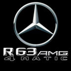 MERCEDES BENZ R 63 AMG LOGO PROJECTOR LIGHTS  (quantity 1 = 1 sets/2 door lights)Nr.03f026