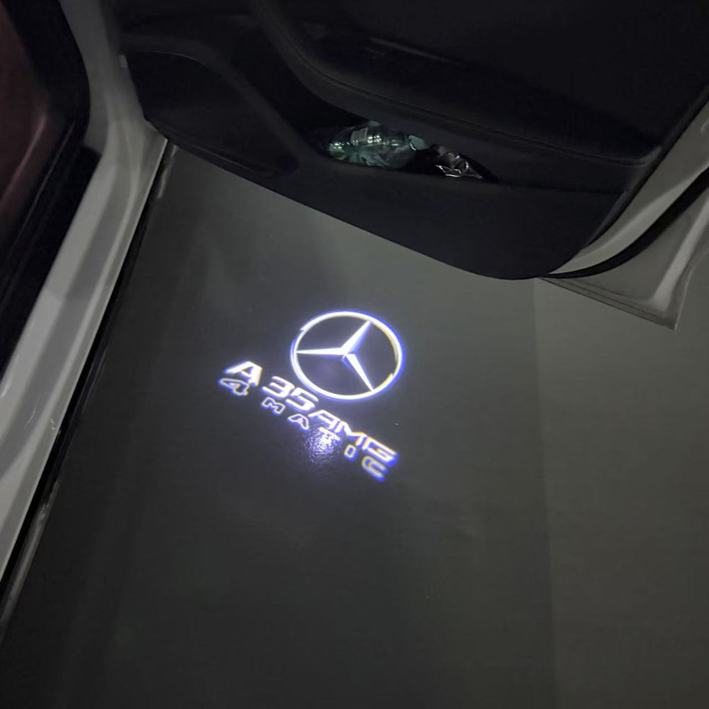 MERCEDES BENZ A35 AMG  LOGO PROJECTOR LIGHTS  (quantity 1 = 1 sets/2 door lights)Nr.03f025