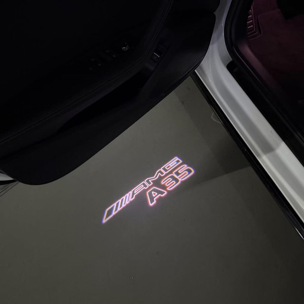 MERCEDES BENZ A35 AMG  LOGO PROJECTOR LIGHTS  (quantity 1 = 1 sets/2 door lights)Nr.03f024