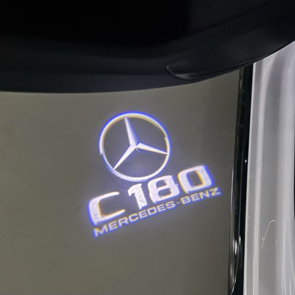 أضواء بروجكتور شعار MERCEDES BENZ رقم 03 (الكمية 1 = 1 مجموعة / 2 أضواء باب)