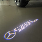 MERCEDES BENZ  C 220 AMG LOGO PROJECTOT LIGHTS  (quantity 1 = 1 sets/2 door lights)Nr.03f026