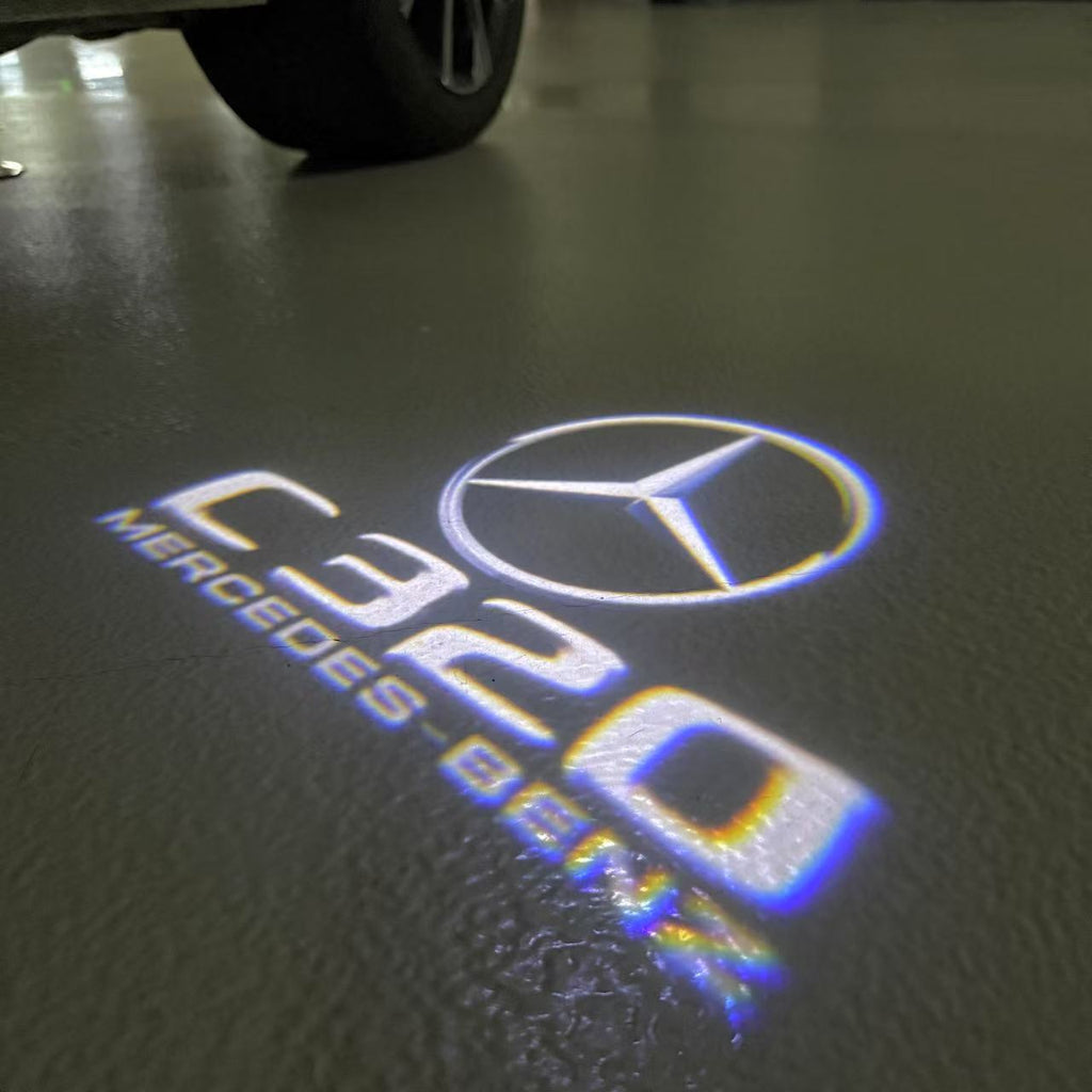 MERCEDES BENZ  C 320 LOGO PROJECTOT LIGHTS  (quantity 1 = 1 sets/2 door lights)Nr.03f037