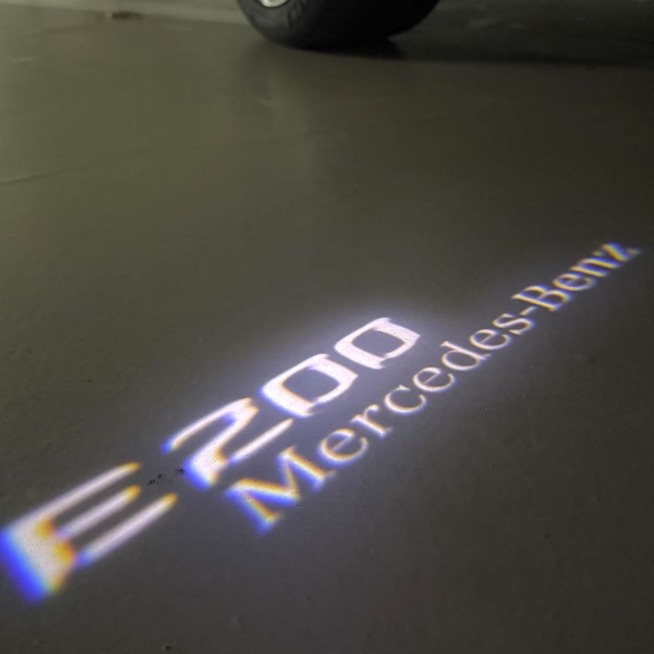 MERCEDES BENZ E 200 LOGO PROJECTOT LIGHTS  (quantity 1 = 1 sets/2 door lights)Nr.03f016