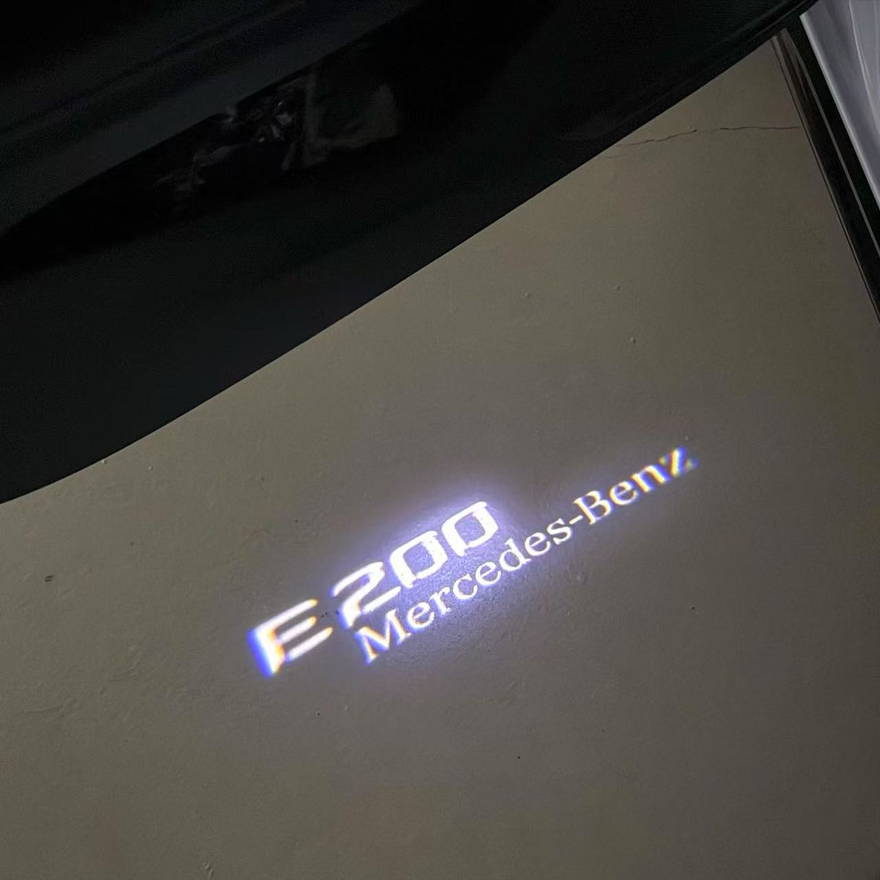 MERCEDES BENZ E 200 LOGO PROJECTOT LIGHTS  (quantity 1 = 1 sets/2 door lights)Nr.03f016