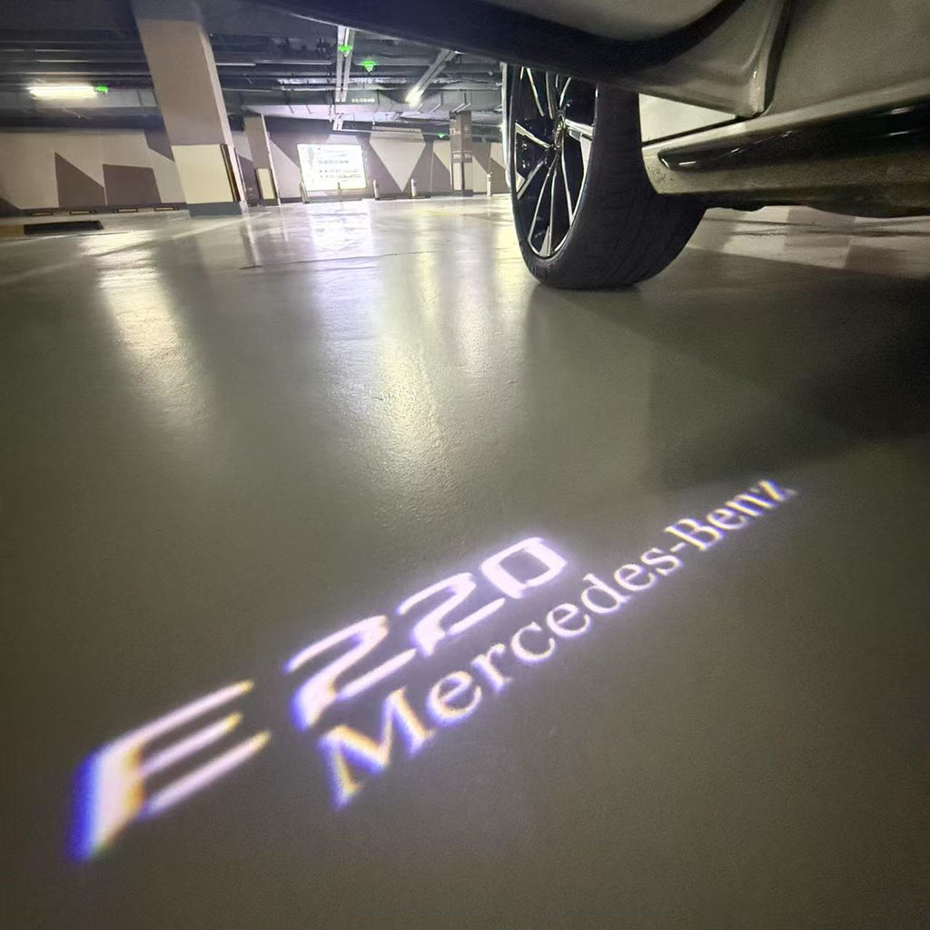 MERCEDES BENZ E 220 LOGO PROJECTOT LIGHTS  (quantity 1 = 1 sets/2 door lights)Nr.03f018