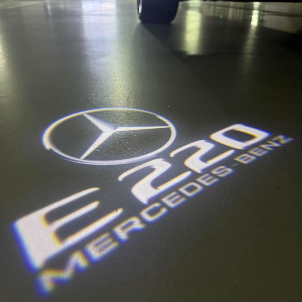 MERCEDES BENZ E 220 LOGO PROJECTOT LIGHTS  (quantity 1 = 1 sets/2 door lights)Nr.03f017
