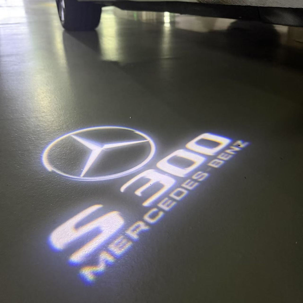 MERCEDES BENZ S 300 LOGO PROJECTOR LIGHTS  (quantity 1 = 1 sets/2 door lights)Nr.03f018
