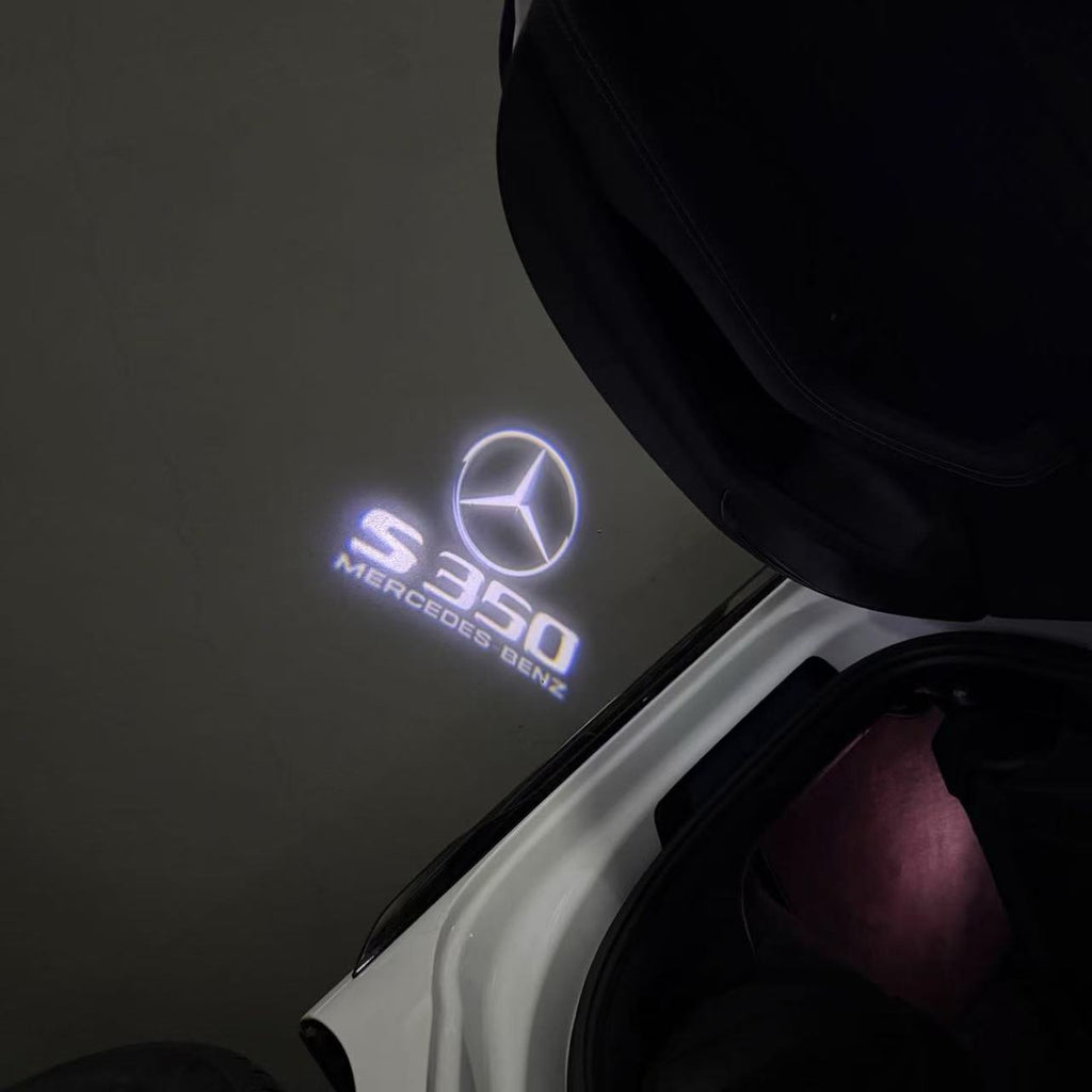 MERCEDES BENZ S 350 LOGO PROJECTOR LIGHTS  (quantity 1 = 1 sets/2 door lights)Nr.03f027