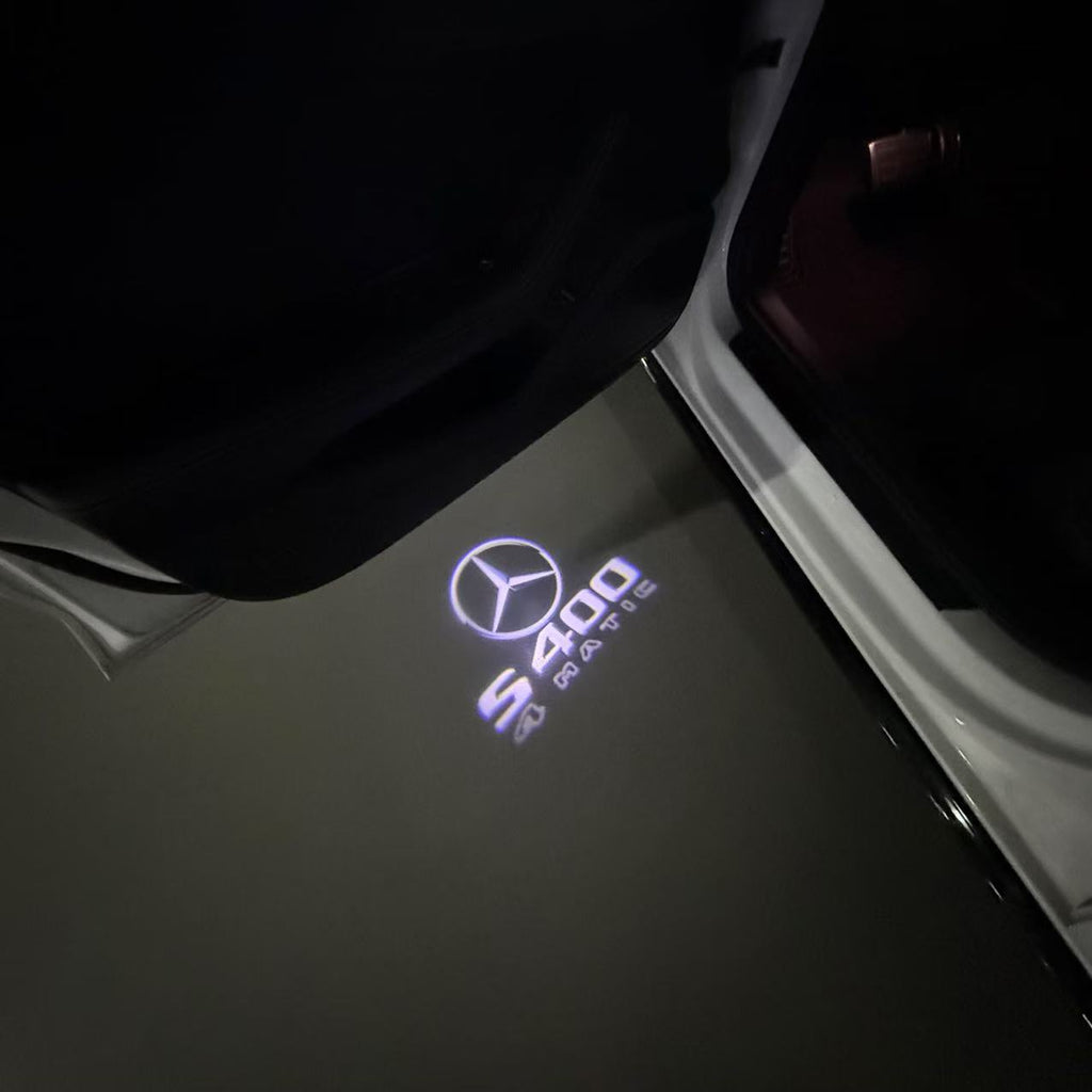 MERCEDES BENZ S 400 LOGO PROJECTOR LIGHTS  (quantity 1 = 1 sets/2 door lights)Nr.03f031