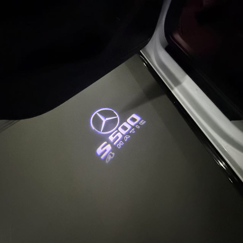 MERCEDES BENZ S 500 LOGO PROJECTOR LIGHTS  (quantity 1 = 1 sets/2 door lights)Nr.03f039
