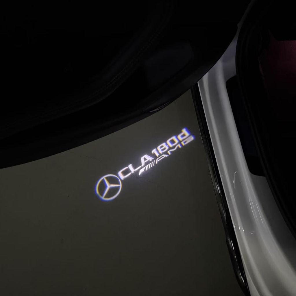 MERCEDES BENZ CLA 180  LOGO PROJECTOT LIGHTS  (quantity 1 = 1 sets/2 door lights)Nr.03f014
