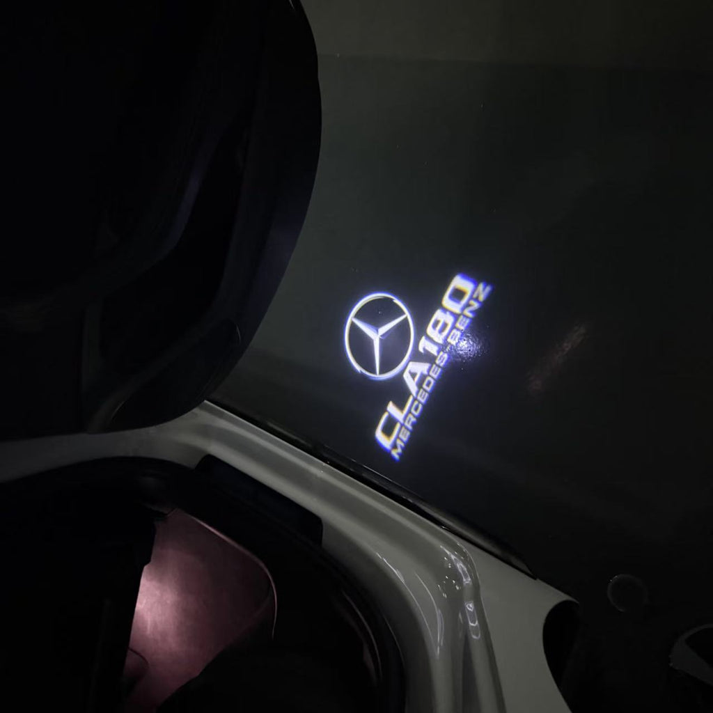 MERCEDES BENZ CLA 180  LOGO PROJECTOT LIGHTS  (quantity 1 = 1 sets/2 door lights)Nr.03f013