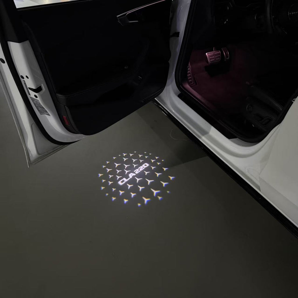 MERCEDES BENZ CLA 220  LOGO PROJECTOT LIGHTS  (quantity 1 = 1 sets/2 door lights)Nr.03f021