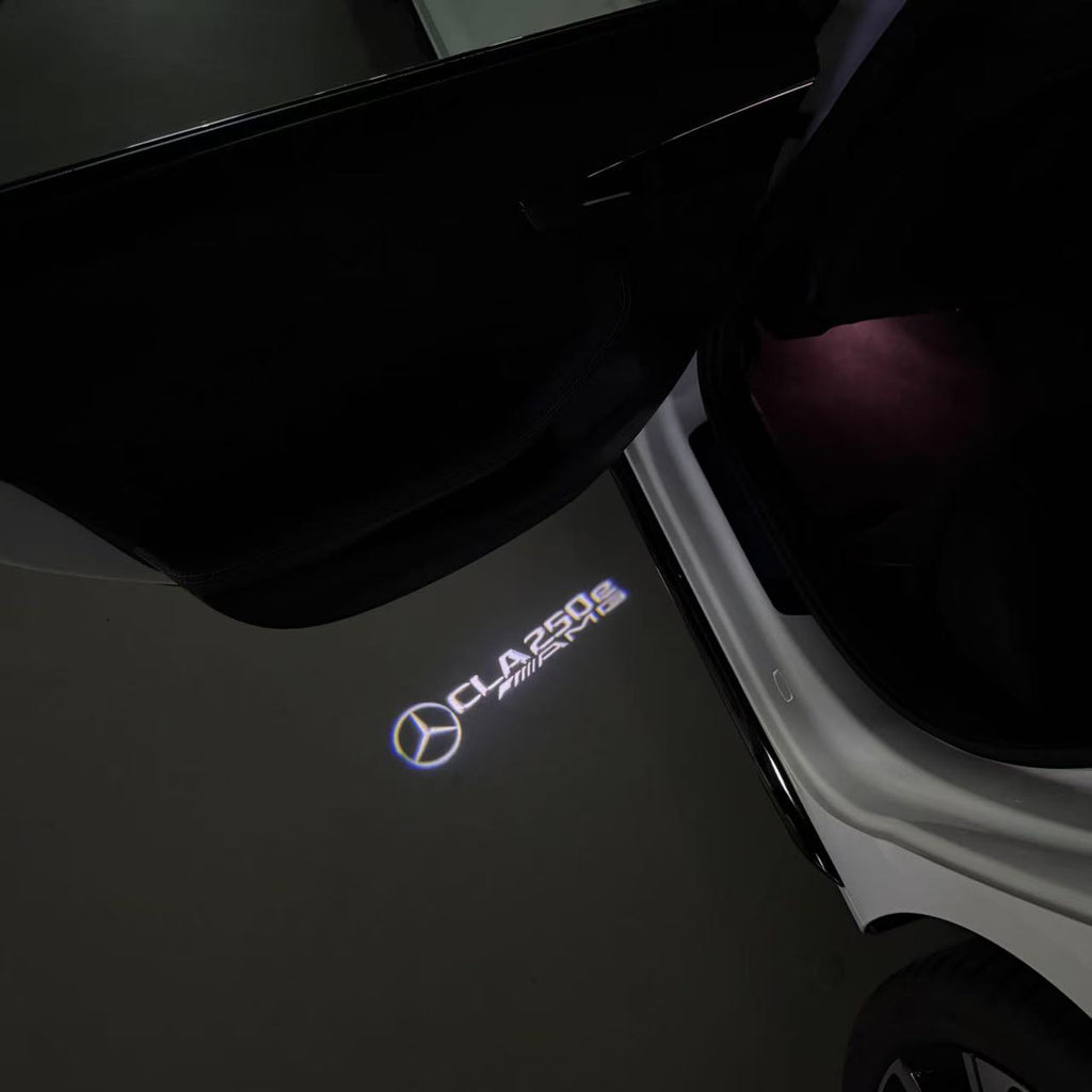 MERCEDES BENZ CLA 250e AMG  LOGO PROJECTOT LIGHTS  (quantity 1 = 1 sets/2 door lights)Nr.03f024