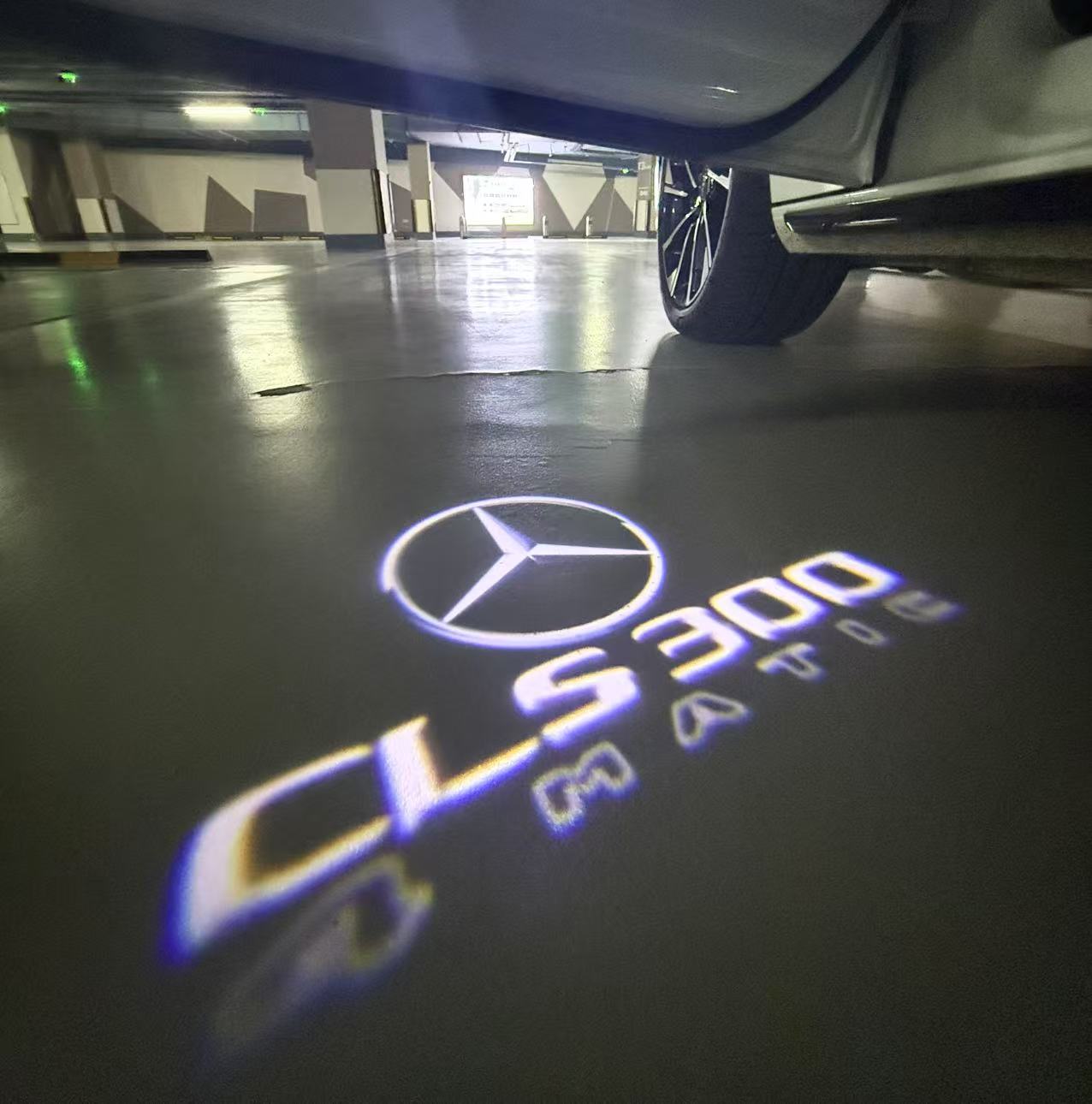 MERCEDES BENZ  CLS 300 LOGO PROJECTOT LIGHTS  (quantity 1 = 1 sets/2 door lights)Nr.03f024
