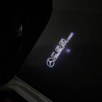 MERCEDES BENZ  C55 AMG LOGO PROJECTOT LIGHTS  (quantity 1 = 1 sets/2 door lights)Nr.03f09