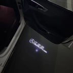 MERCEDES BENZ  C55 AMG LOGO PROJECTOT LIGHTS  (quantity 1 = 1 sets/2 door lights)Nr.03f09