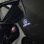 MERCEDES BENZ  C55 AMG LOGO PROJECTOT LIGHTS  (quantity 1 = 1 sets/2 door lights)Nr.03f08