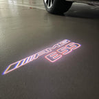 MERCEDES BENZ E55 AMG LOGO PROJECTOT LIGHTS  (quantity 1 = 1 sets/2 door lights)Nr.03f06