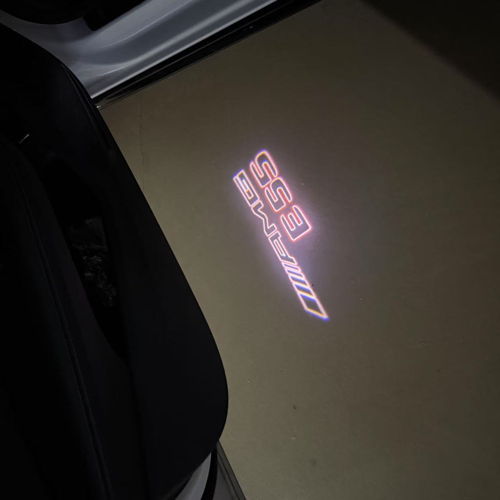 MERCEDES BENZ E55 AMG LOGO PROJECTOT LIGHTS  (quantity 1 = 1 sets/2 door lights)Nr.03f06
