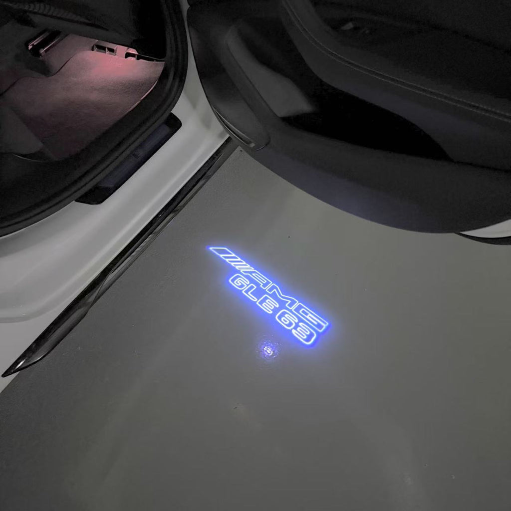 MERCEDES BENZ S 63 AMG LOGO PROJECTOR LIGHTS  (quantity 1 = 1 sets/2 door lights)Nr.03f012