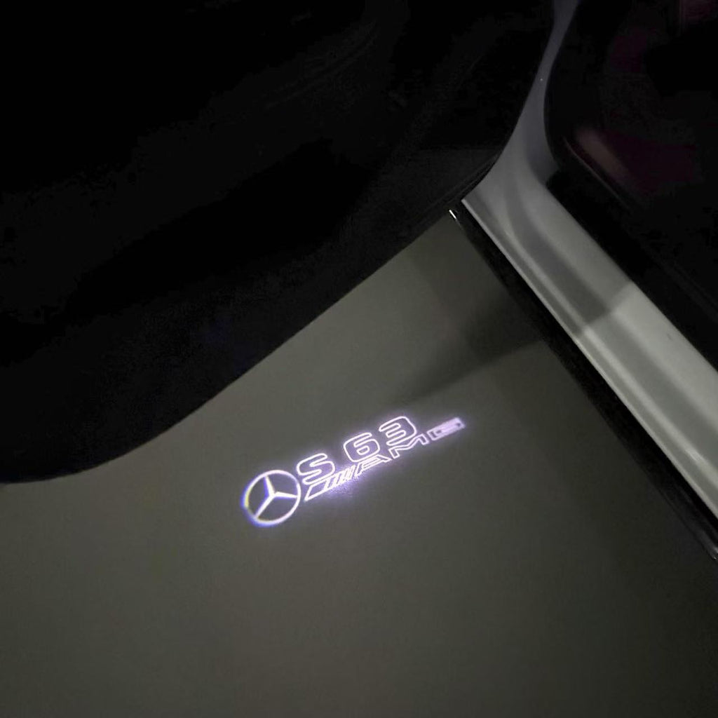 MERCEDES BENZ S 63 AMG LOGO PROJECTOR LIGHTS  (quantity 1 = 1 sets/2 door lights)Nr.03f010