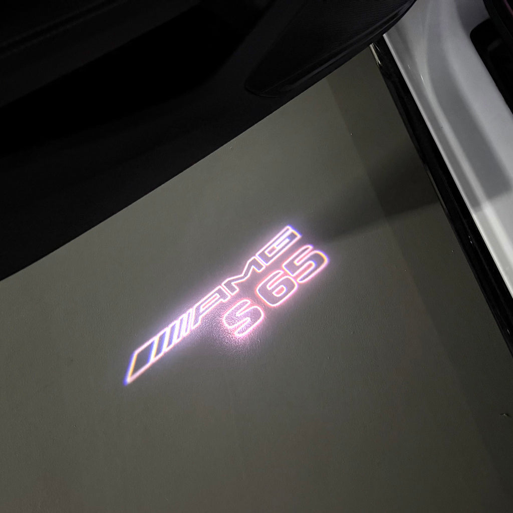 MERCEDES BENZ S 65 AMG LOGO PROJECTOR LIGHTS  (quantity 1 = 1 sets/2 door lights)Nr.03f016