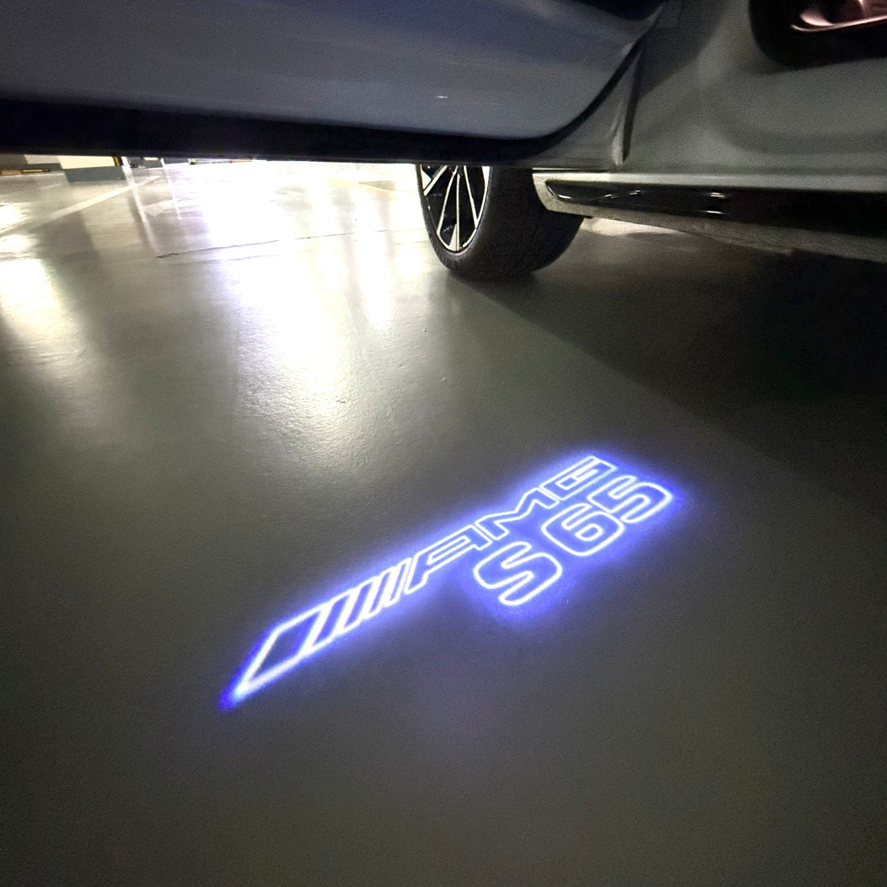 MERCEDES BENZ S 65 AMG LOGO PROJECTOR LIGHTS  (quantity 1 = 1 sets/2 door lights)Nr.03f016
