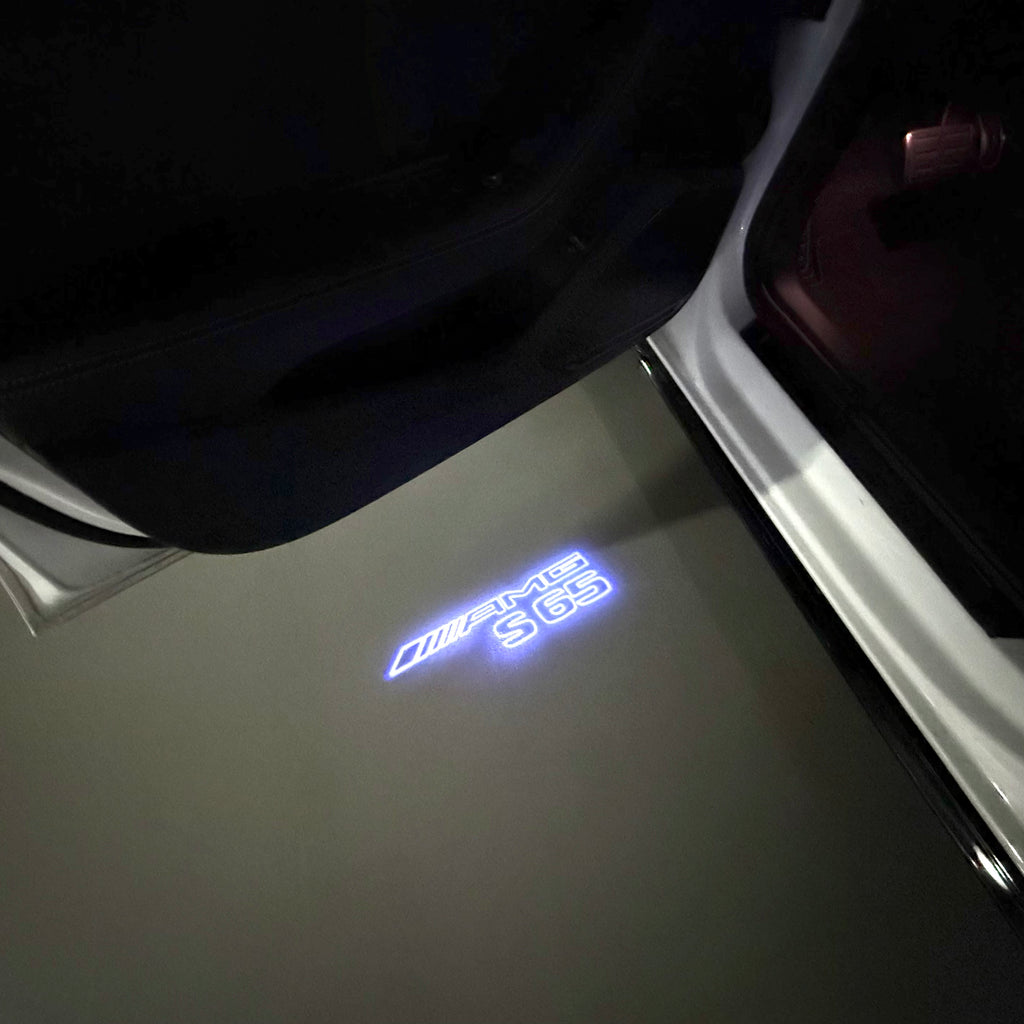 MERCEDES BENZ S 65 AMG LOGO PROJECTOR LIGHTS  (quantity 1 = 1 sets/2 door lights)Nr.03f016