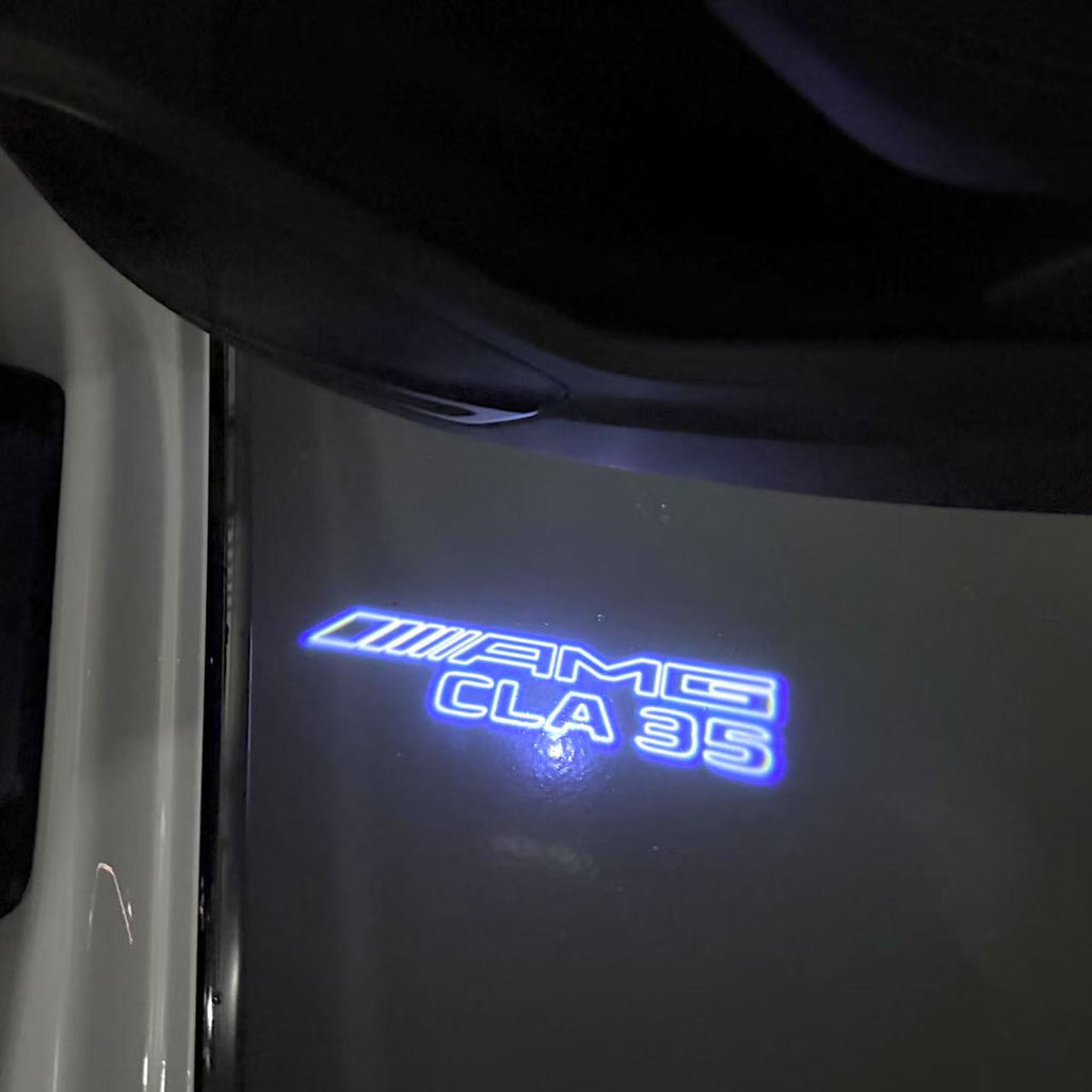 MERCEDES BENZ CLA 35 AMG   LOGO PROJECTOT LIGHTS  (quantity 1 = 1 sets/2 door lights)Nr.03f04