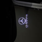 MERCEDES BENZ CLA 35 AMG   LOGO PROJECTOT LIGHTS  (quantity 1 = 1 sets/2 door lights)Nr.03f07