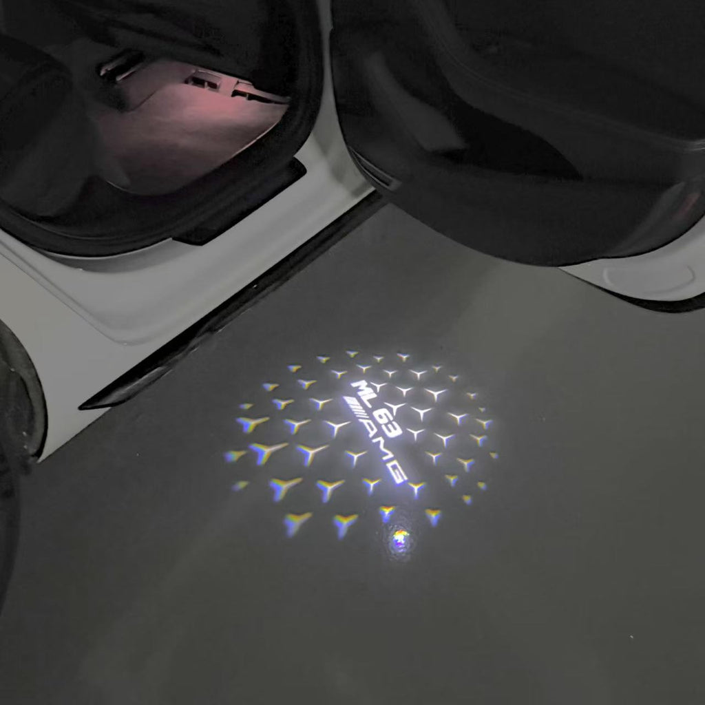 MERCEDES BENZ ML 63 AMG LOGO PROJECTOR LIGHTS  (quantity 1 = 1 sets/2 door lights)Nr.03f010