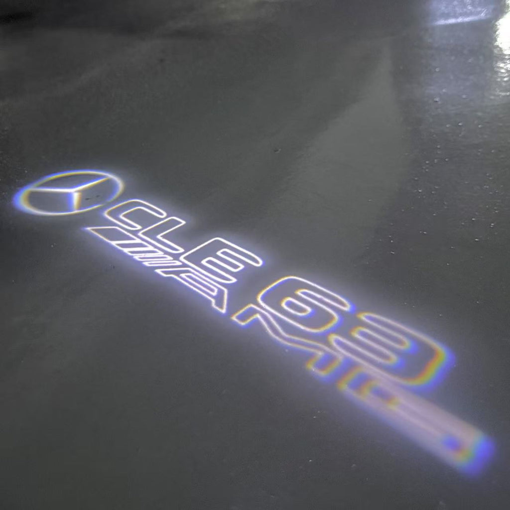 MERCEDES BENZ CLE 63 AMG  LOGO PROJECTOT LIGHTS  (quantity 1 = 1 sets/2 door lights)Nr.03f07
