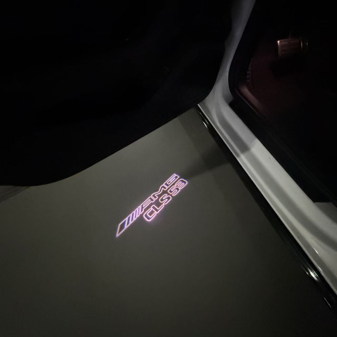 MERCEDES BENZ  CLS 53 AMG LOGO PROJECTOT LIGHTS  (quantity 1 = 1 sets/2 door lights)Nr.03f06