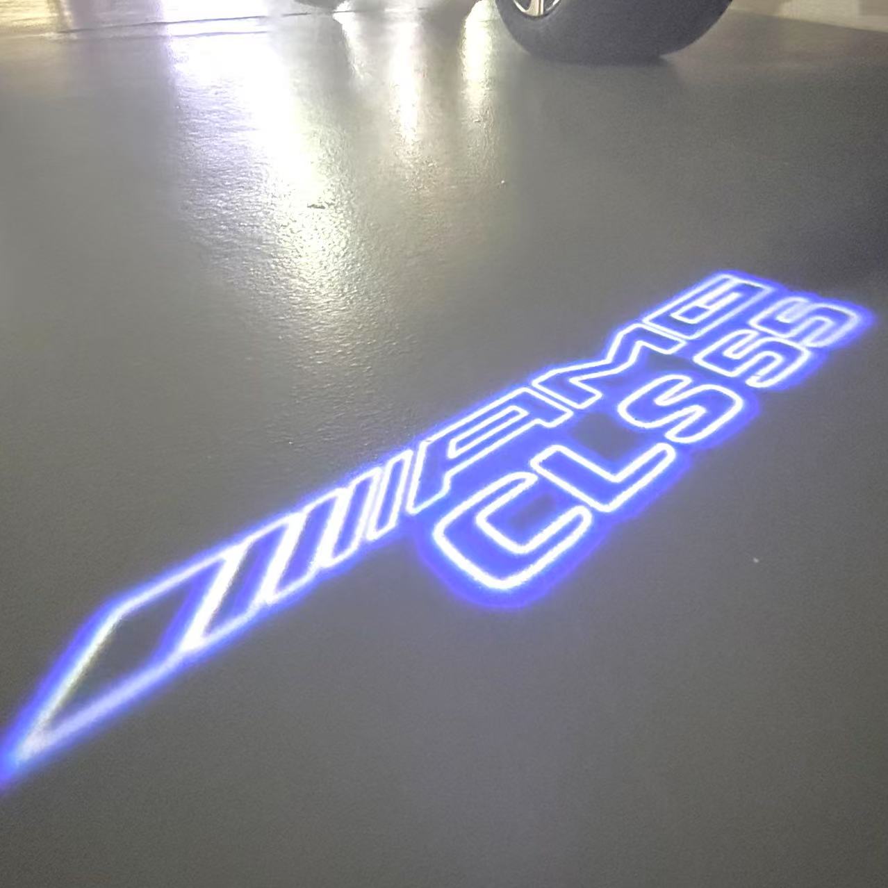 MERCEDES BENZ  CLS 55 AMG LOGO PROJECTOT LIGHTS  (quantity 1 = 1 sets/2 door lights)Nr.03f010