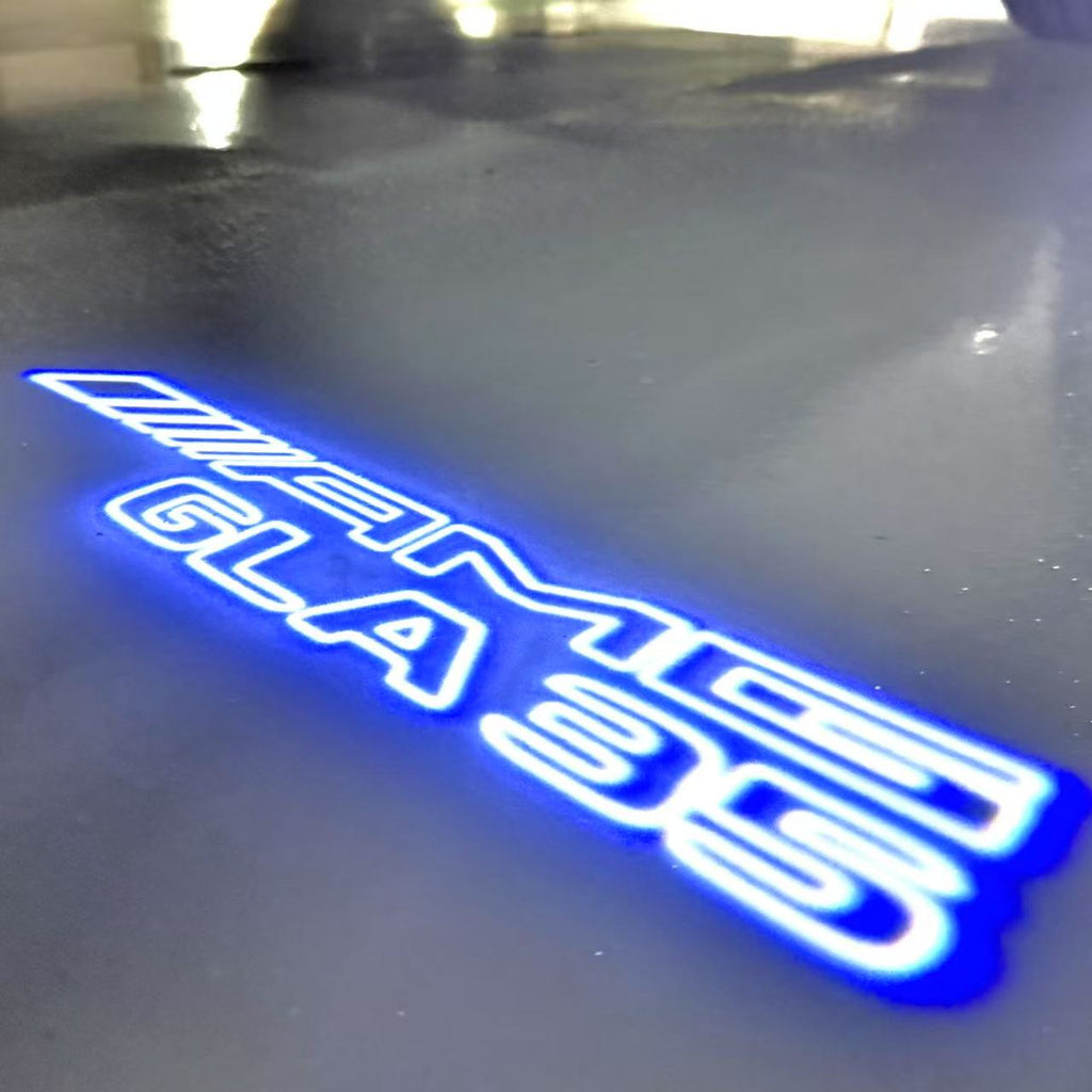 MERCEDES BENZ GLA35 AMG LOGO PROJECTOR LIGHTS  (quantity 1 = 1 sets/2 door lights)Nr.03f07