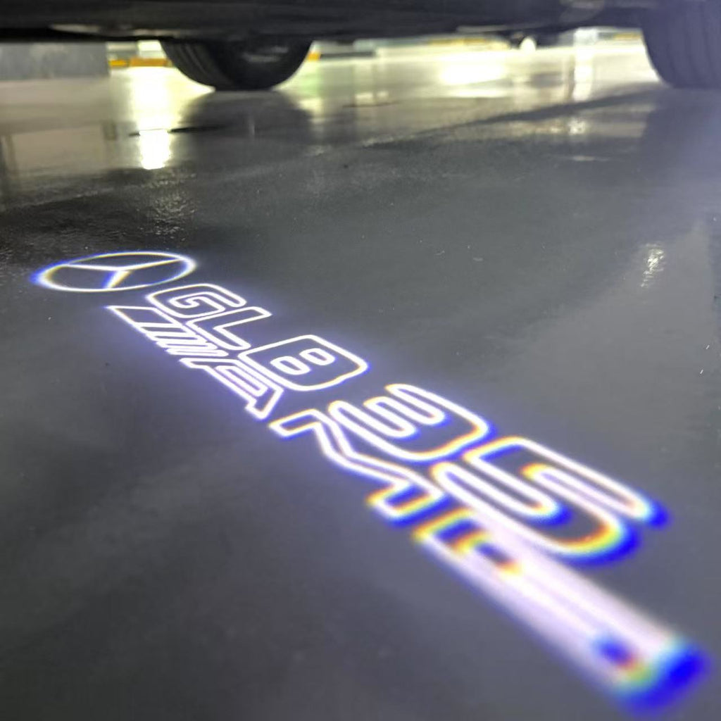 MERCEDES BENZ GLB 35 AMG LOGO PROJECTOR LIGHTS  (quantity 1 = 1 sets/2 door lights)Nr.03f028