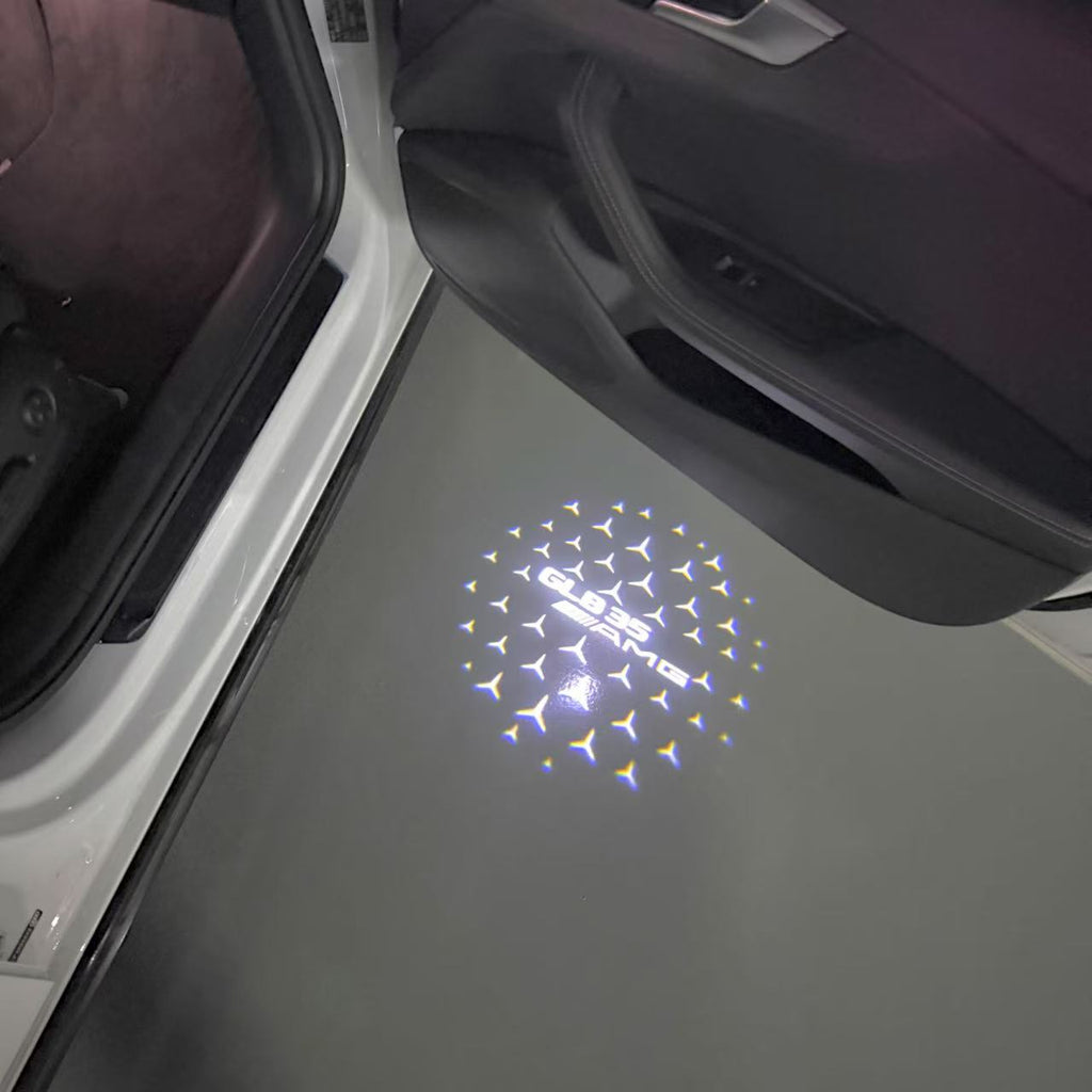 MERCEDES BENZ GLB 35 AMG LOGO PROJECTOR LIGHTS  (quantity 1 = 1 sets/2 door lights)Nr.03f025