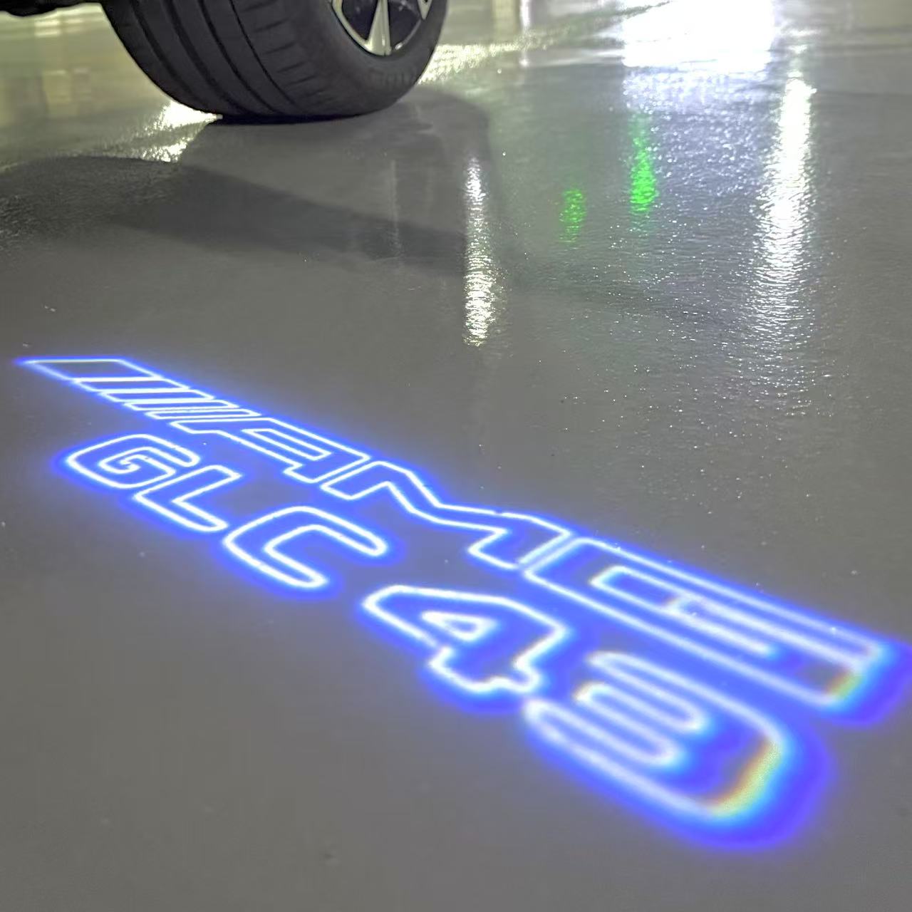 MERCEDES BENZ GLC 43 AMG LOGO PROJECTOR LIGHTS  (quantity 1 = 1 sets/2 door lights)Nr.03f029
