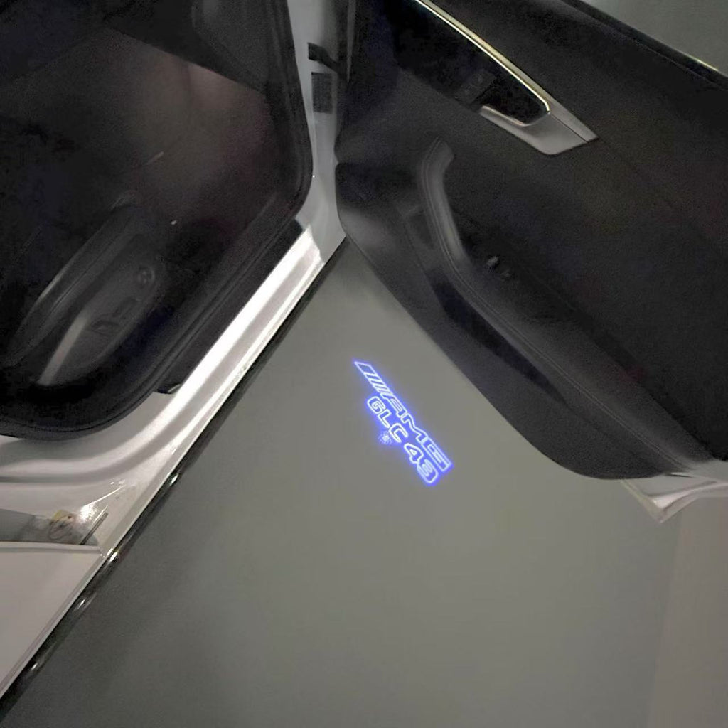 MERCEDES BENZ GLC 43 AMG LOGO PROJECTOR LIGHTS  (quantity 1 = 1 sets/2 door lights)Nr.03f029