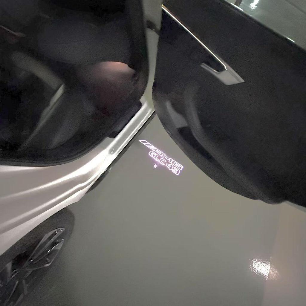 MERCEDES BENZ GLC 43 AMG LOGO PROJECTOR LIGHTS  (quantity 1 = 1 sets/2 door lights)Nr.03f025