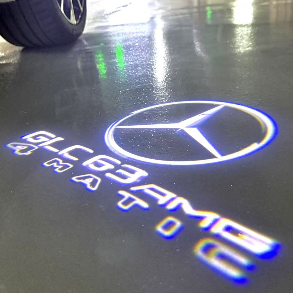 MERCEDES BENZ GLC 63 AMG LOGO PROJECTOR LIGHTS  (quantity 1 = 1 sets/2 door lights)Nr.03f030